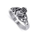 Anello Sterling Claddagh in argento